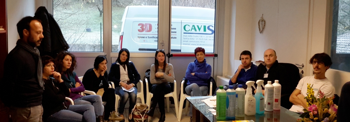 cavis corso di formazione prodotti per la pulizia