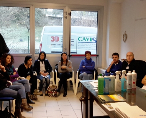 cavis corso di formazione prodotti per la pulizia